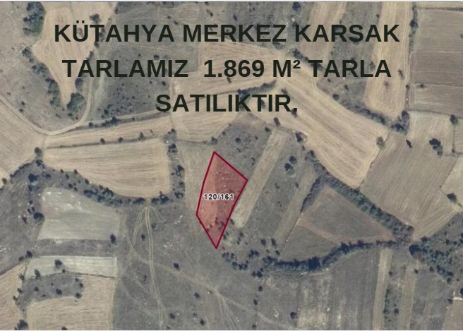 KÜTAHYA MERKEZ KARSAK TARLAMIZ  1.869 M² TARLA    SATILIKTIR. - KÜTAHYA MERKEZ fotoğraf 4